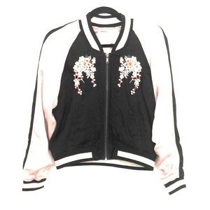 Joie Silk Bomber Jacket